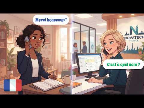 25 Minutes of Everyday French Conversations (A1-A2) | Job &amp; Work in France (A1-A2)