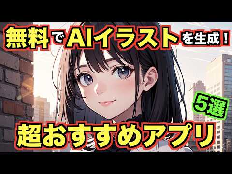 最新！無料でAIイラストを生成できる！超おすすめのアプリを5選ご紹介！