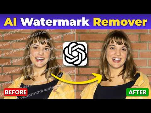 Remove Watermarks in Seconds Using ChatGPT | AI Watermark Remover 2026