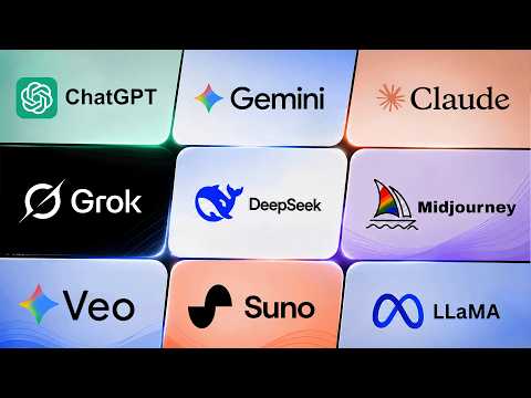 Every Major AI Model Explained | ChatGPT, Gemini, Claude, Grok, DeepSeek &amp; More