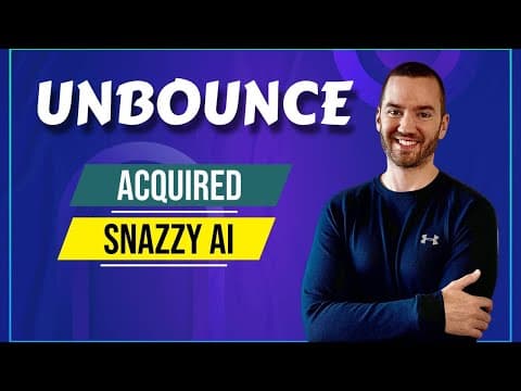 Unbounce Acquires Snazzy (How Unbounce Smart Copy Started)