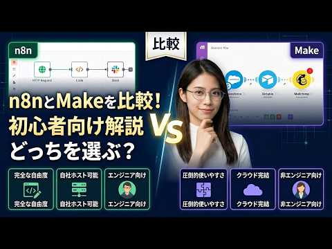 n8n vs Make｜初心者が選ぶならどっち？料金・使いやすさ・拡張性を比較