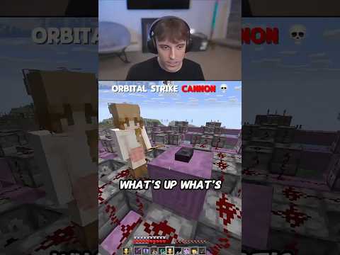 Minecraft Orbital Strike Cannon 😭💀