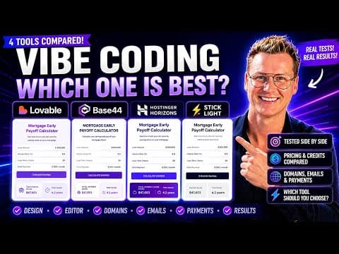 Best AI Website Builder for 2026? Lovable vs Base44 vs Hostinger Horizons vs Sticklight
