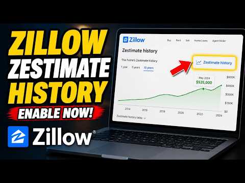 How to enable Zillow Zestimate history to support negotiation strategy - Easy Tutorial