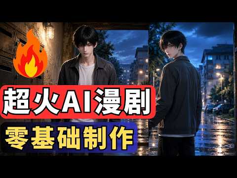 AI漫剧怎么做？从小说到成片完整制作流程｜角色、场景、分镜、AI视频全教程, 副业推荐/网上赚钱思路