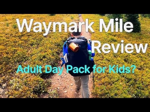 Waymark Mile Review- Best Backpack for kids!