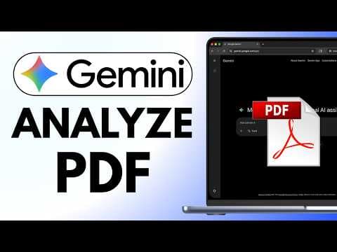 Analyze PDFs with Gemini AI