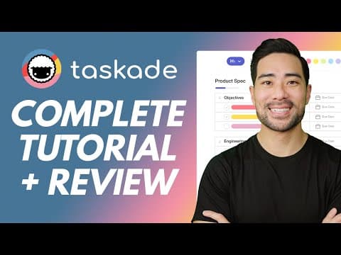 THE BEST NOTION ALTERNATIVE? Taskade Tutorial &amp; Review (Lifetime Access Deal)