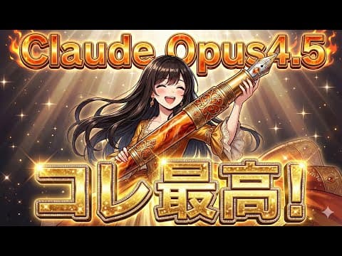 【最高】Claude Opus4.5は超プロフェッショナルな文章生成が可能！最高のAIライティングを提供「違いのわかるAI」です！（Gemini3、ChatGPT5.1との比較検証あり）