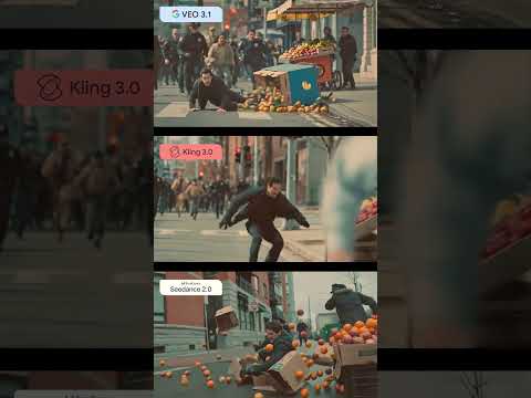 Seedance 2.0 Vs Kling 3.0 Vs Veo 3.1 (realistic action test)