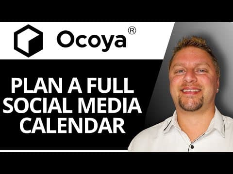 How to Use Ocoya to Plan a Full Social Media Calendar | Ocoya Tutorial 2026