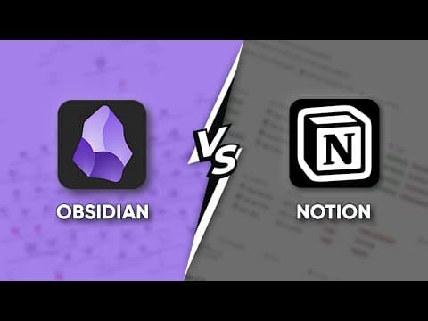 Obsidian vs Notion - Which Note Taking &amp; Productivity App Should You Use in 2026?