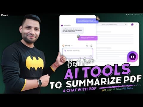 Best Free AI Tool to Summarize PDF Files &amp; Chat With Any PDF Documents (2025) EaseUS EaseMate AI