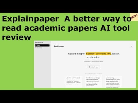 Explainpaper  A better way to read academic papers AI tool review