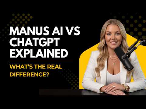 Manus AI vs ChatGPT Explained | What’s the Real Difference?