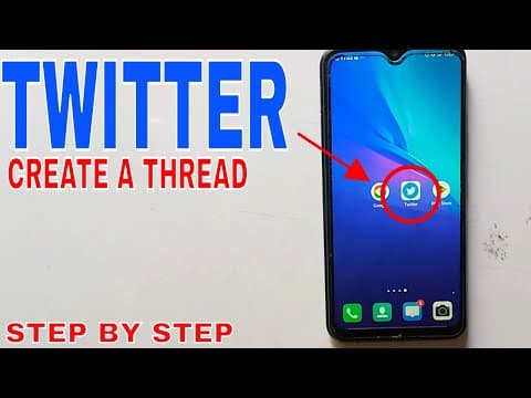✅ How To Create A Thread On Twitter 🔴