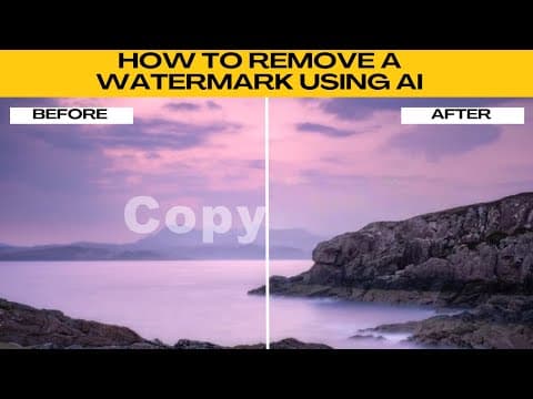 How to Remove a Watermark Quickly Using AI (Remove Watermark with AIEASE)