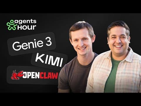 AI News: OpenClaw Drama, Google DeepMind's Project Genie, Kimi K2.5