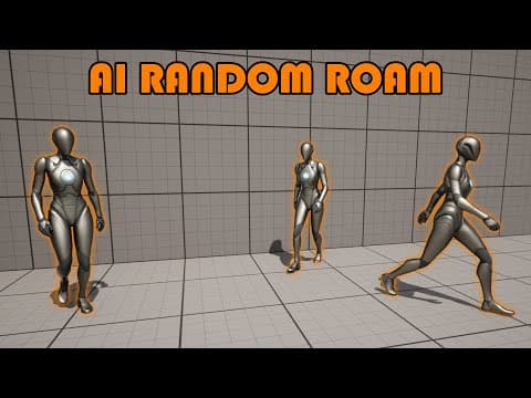 AI Random Roam | Basic Roaming - Unreal Engine 5 Tutorial