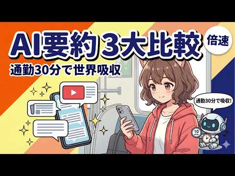【倍速学習】長い動画・記事を10分で吸収｜AI要約3大比較 NotebookLM vs Felo vs ChatGPT【初心者向け】