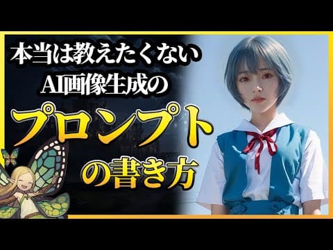 【初心者必見！】AIイラストのプロンプトの書き方をわかりやすく解説（Stable Diffusion）