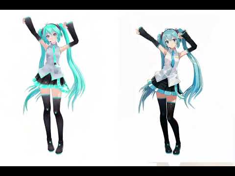 技術検証：MMD初音ミク「すーぱー☆あふぇくしょん」 をAI動画化（AIアニメ）