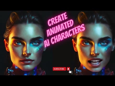 Create an Animated AI Character in 5 mins(for free) | Midjourney + chatgpt + D-id