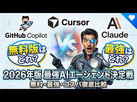 GitHub Copilot vs Cursor vs Claude Code？プロが選ぶ2026年5月最強AIエージェント決定戦