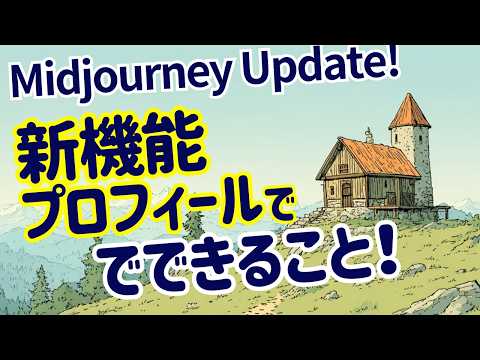 【新機能】Midjourneyプロフィールの概要と設定方法をすべて解説！