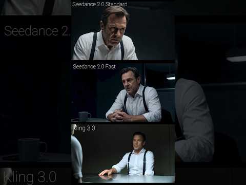 Seedance 2.0 Standard vs Seedance 2.0 Fast vs Kling 3.0 - Cinematic Dialogue #seedance2 #kling3