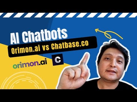 Chatbot Agencies: Take these Two for a Spin - Orimon AI and Chatbase