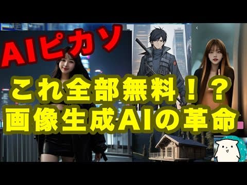 AIピカソの使い方解説！無料でできる画像生成AIアプリの紹介と使い方講座【有料級】【生成AI】【無料】