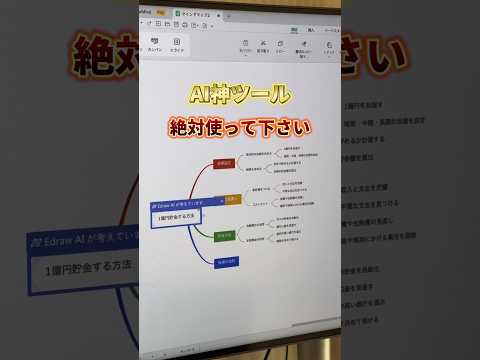 【マインドマップ】ついにAI搭載#業務効率化