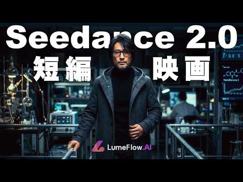 【実演】Seedance 2.0で創るAI短編映画。LumeFlow AIの超絶便利な機能で動画制作の未来を見よ！