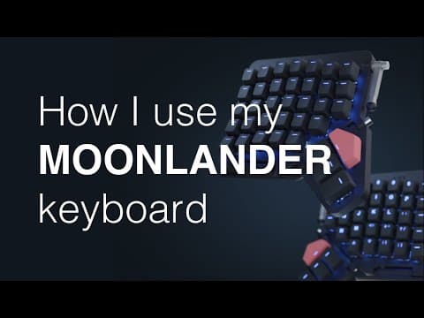 How I use my Moonlander keyboard