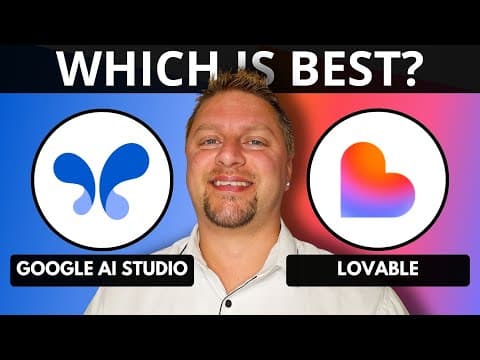 Google AI Studio vs Lovable | Which AI App Builder is Better in 2026?