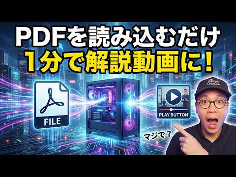 FlexClipの使い方！PDFから『喋る解説動画』を自動生成。YouTube運営が10倍楽になる神AIツール