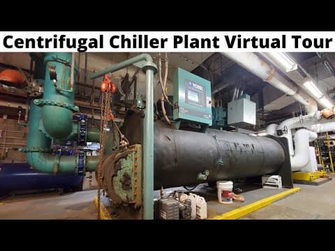 HVACR:Centrifugal Chiller Plant Virtual Tour(Industrial Refrigeration Training)NYC RMO Training Q-01