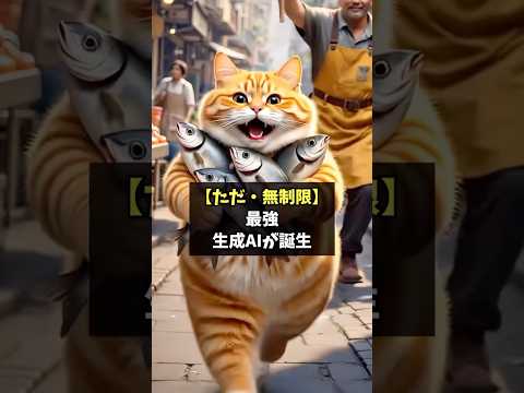 無料・無制限で使える最強の生成AI！生成AIで動画を作ってる方、ぜひご覧ください✨#生成ai #動画生成ai #sns投稿 #shorts