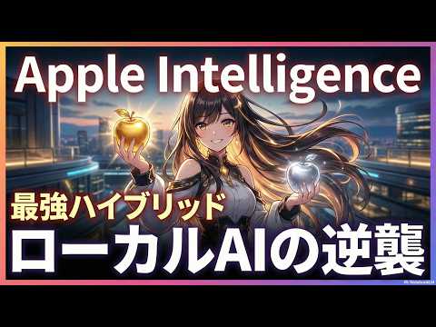 AppleAI（AFM）をローカルAI＋小規模言語モデル（SLM）から徹底解説！ChatGPTとベンチマーク比較しつつハイブリッド戦略を展開！プロンプトエンジニアリングの必要性を再確認！