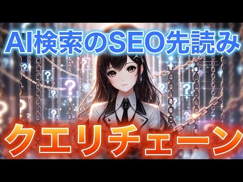 【必須】SearchGPT時代のAIライティング：『クエリチェーンライティング』でAISEO対策