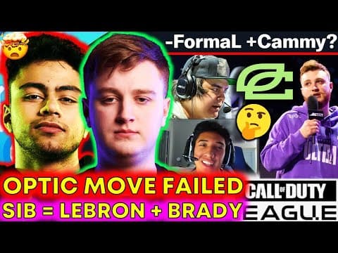 OpTic Wanted CAMMY for Formal?! Sib ROASTED for Kobe CDL Comparison 🌶️