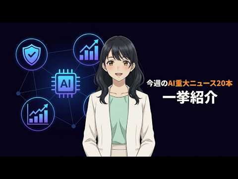 【週刊AIニュース】AIが現実に侵入！Claude Opus 5・Gemini 3.6・DeepSeek V4 今週のAI激動20ニュース