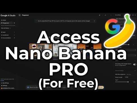 How I Setup Nano Banana Pro (The Right Way) API Key Fix