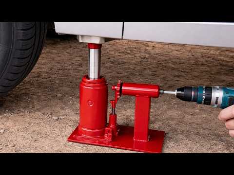 Homemade Hydraulic Jack Created by European Citizen Amazes the World