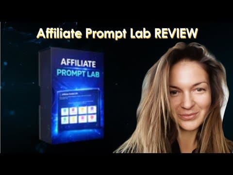 Affiliate Prompt Lab REVIEW - Faster Campaigns Without the Guesswork?