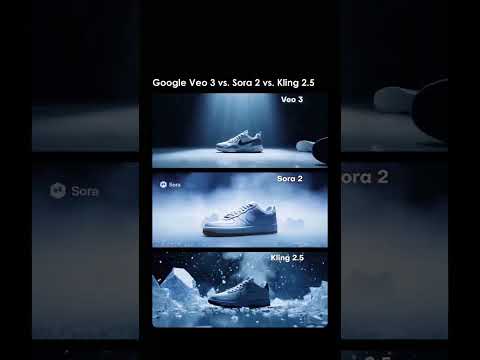 Google Veo 3 vs. Sora 2 vs. Kling 2.5 #veo3 #sora2 #klingai #tech #chatgpt #ai #gpt