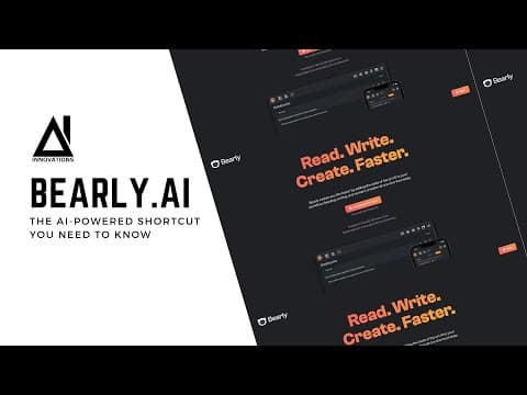 Bearly.ai: The AI-Powered Shortcut You Need to Know - A Review and How-To Guide