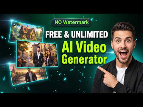I Found the BEST FREE &amp; UNLIMITED AI Video Generator